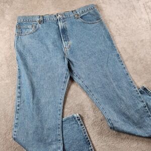 Vintage Levis 517 Mens Boot Cut Jeans Medium Wash Blue Denim 38x29 0517-0216